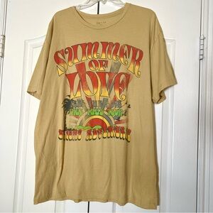 Zoe + Liv Summer of Love Graphic T-Shirt L/XL